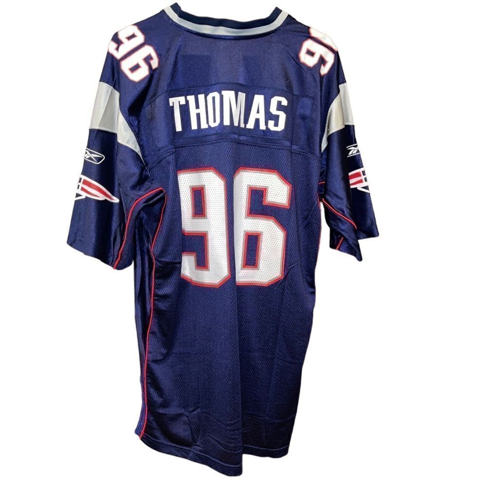 Adalius Thomas #96 New England Patriots Reebok NFL Football Jersey XL - Picture 2 of 7